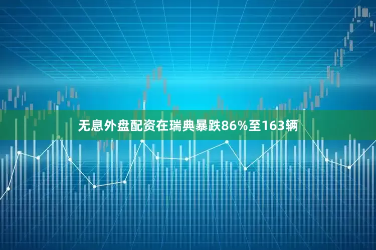 无息外盘配资在瑞典暴跌86%至163辆