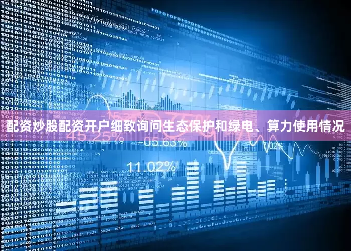 配资炒股配资开户细致询问生态保护和绿电、算力使用情况